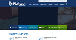 Desktop Screenshot of plymouthmn.gov